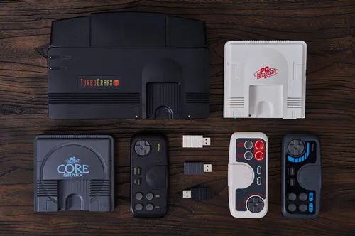 Gamepad Pce Inalámbrico De 8 Bits, 2,4 G, Para Pc Engine Min