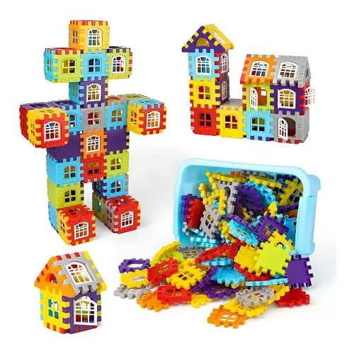 Kit Bloques De Construcción Educativos Niños 150 Piezas