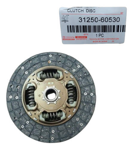 Disco Clutch 4.0 Toyota Genuine Machito Hembrita 31250-60530