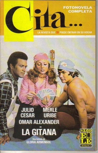 Omar Alexander, Merle Uribe Y Julio Cesar En Fotonovela Cita