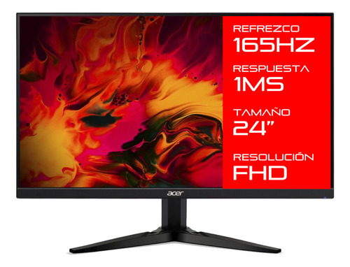 Monitor Gamer Acer 24 Kg241 165hz 0.5ms Fhd Amd Freesync Dp