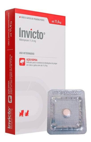 Antipulgas Invicto 11,4mg