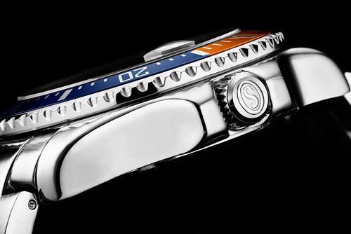 Reloj Diver Stuhrling Original 3950a, Cuarzo, 42 Mm, Para Ho