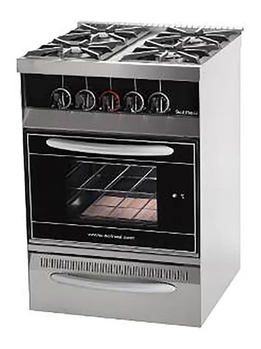 Cocina Industrial Familiar Sol Real 4 Hornallas Pta De Visor | MercadoLibre
