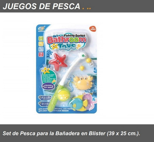 Juego De Pesca Para La Bañadera En Blister Ar1 Yl636a Ellobo