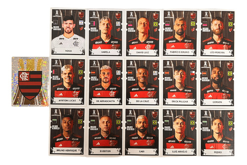 Figurinhas Libertadores 2024 - Time Flamengo