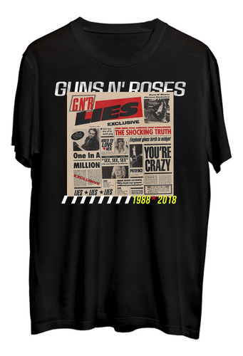 Guns N' Roses . Lies  . Rock . Polera . Mucky