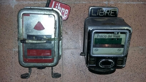 Antiguos Reoles Ficheros De Taxi Uno Enlosado Autos