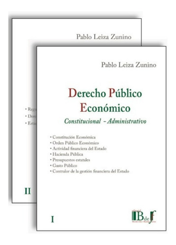 Leiza - Derecho Publico Económico 2ts - Bdef