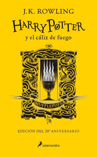 Libro Harry Potter Y El Cáliz De Fuego Hufflepuff Td