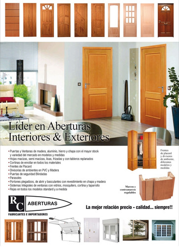 Imagen 10 de 10 de Puerta Exterior Madera 45 Mm, Acople Lateral Mod.e2608 Recta