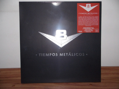 Box 03 Lps V8 Tiempos Metalicos - C/ Poster, Livro E Quadro