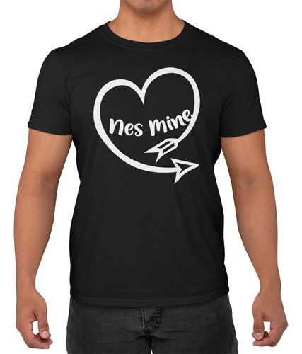 Playera San Valentin Parejas Enamorados Shes Mine Nes Mine