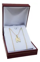 Comprar Hermoso Regalo Cadena Con Dije Letra N Enchapado Oro 18kt