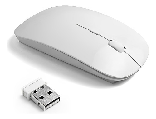 Mouse Inalambrico Weibo 5084b Con Receptor Usb Color Blanco