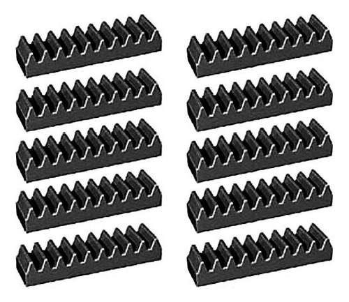 Juego De Ruedas Lego Technic New Black Rack Gear, 1 X 4