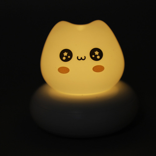 Led Nocturno Con Forma De Gato Para Niños, Funci