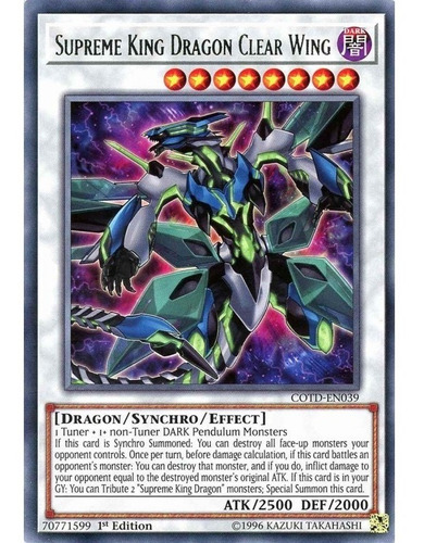 Supreme King Dragon Clear Wing - Miltienda - Yugioh