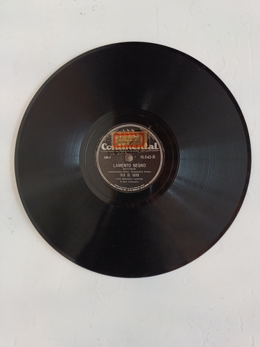 Lp 78 Rpm Trio De Ouro Lamento Negro/francisco Alves E Dalva (Usado)