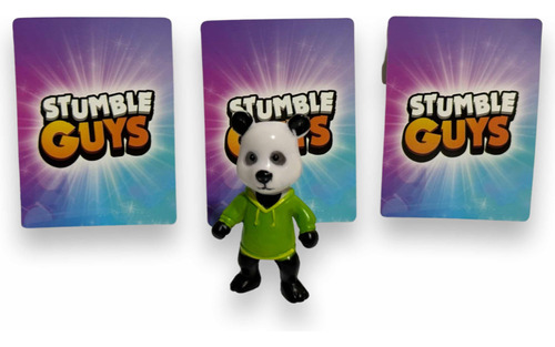 Figura 7cm Bamboozle Stumble Guys + 3 Tarjetas Al Azar