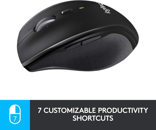 Ratón Inalámbrico Logitech M705, Ergonómico, 1000 Dpi