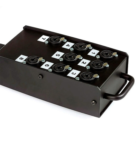 Medusa 8 Vias Com Conectores Combo Para Xlr Macho - 15 Mts