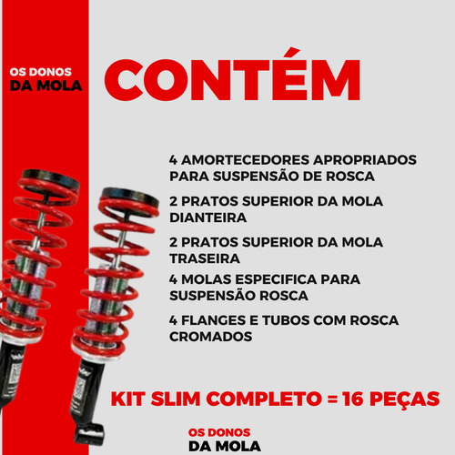 Honda Civic G10 2017 2018 2019... Kit Rosca Slim