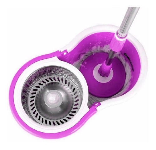Imagen 5 de 10 de Mopa Trapeador Giratoria 360 + 2 Repuestos