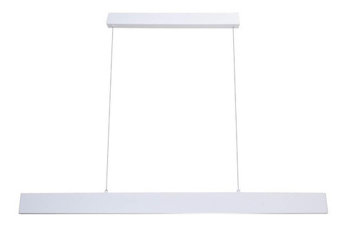 Pendente Matrix Moderno Led 3000k Minimalista Super Slim 30w Cor Branco 110V/220V