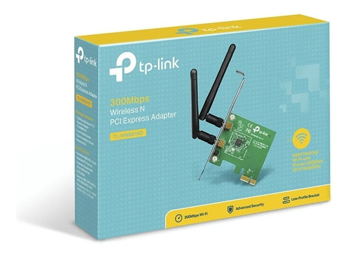 Placa De Red Inalambrica Wifi Pci-express Tp-link Tl-wn881nd