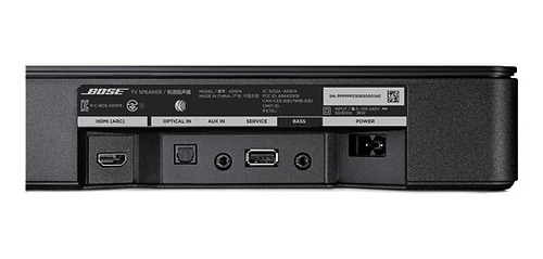 Imagen 2 de 2 de Parlante Bose TV Speaker con bluetooth negra 100V/240V