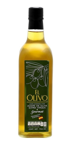 Imagen 1 de 1 de Aceite De Oliva El Olivo Extra Virgen 750 Ml