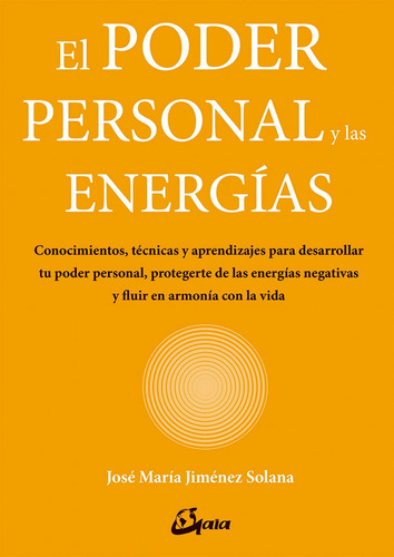 Poder Personal Y Las Energias,el - Jimenez Solana, Jose M...