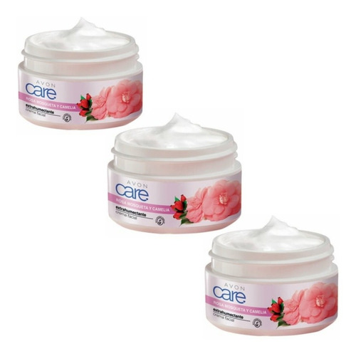 3 Crema Facial Avon Rosa Mosqueta - g a $126