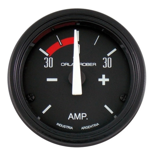 Amperimetro Orlan Rober Linea Classic 52mm 30 Amper