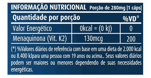 Vitamina K2 60 Capsulas) - Apisnutri