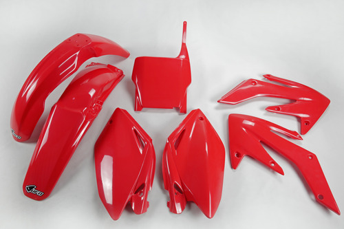 Kit Plástico Honda Crf 250r 2004 2005 Vermelho Ufo