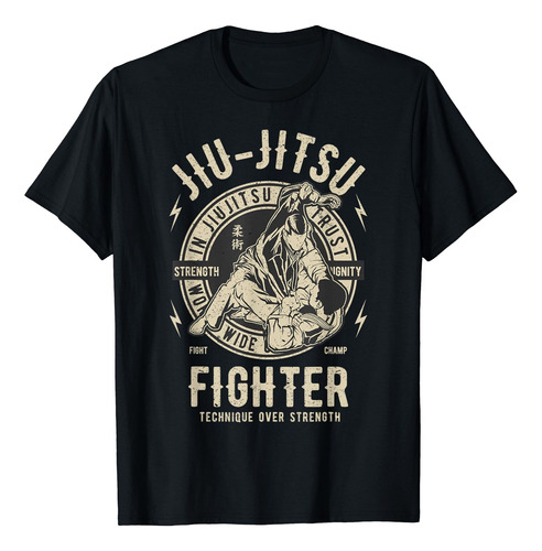 Polera Vintage De Jiu Jitsu Brasileño