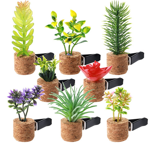 8 Clips De Ventilacin De Aire Artificiales Para Plantas Sucu