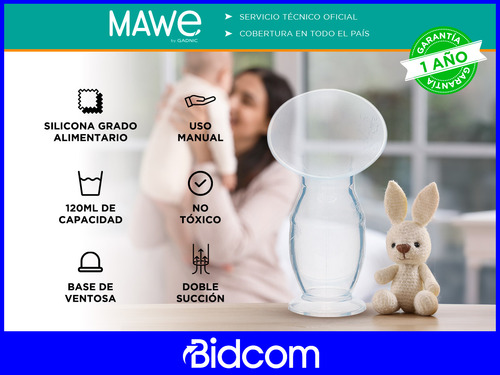 Sacaleche De Leche Materna Gadnic De Silicona Manual Mamas