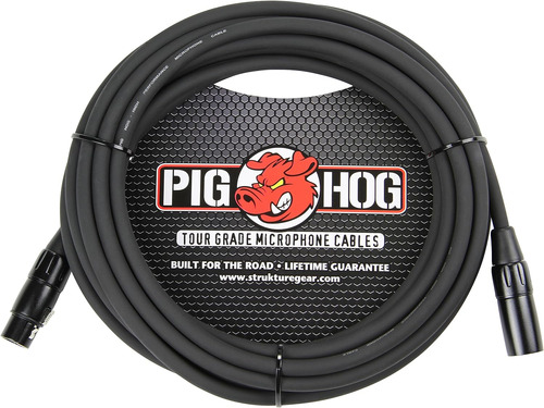 Cable De Micrófono Xlr Pig Hog Phm30 De Alto Rendimiento De