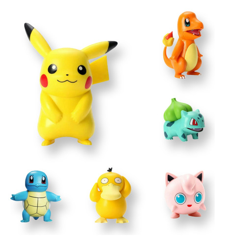 Set De Figuras Pokémon - 6 Figuras 