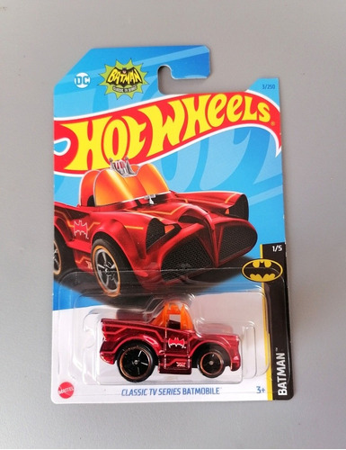 Hotwheels Classic Tv Series Batmobile Super Treasure Hunt