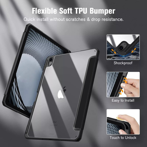 Funda Para iPad Air 11 Pulgadas M2 2024 A2902 Con Mica