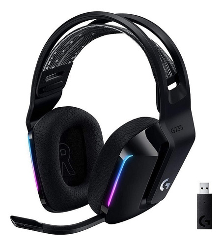 Logitech Audífonos Gamer G733 7.1 Ps4/pc Inalámbrico Negro