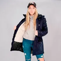 Comprar Customs Ba Camperas Mujer Parka Corderito Campera Invierno V