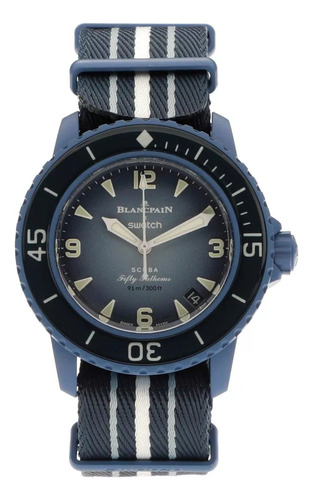 Reloj Swatch X Blancpain Océano Atlántico Original