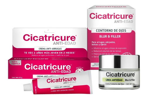 Cicatricure Crema Antiarrugas 60g. + Contorno De Ojos 15g