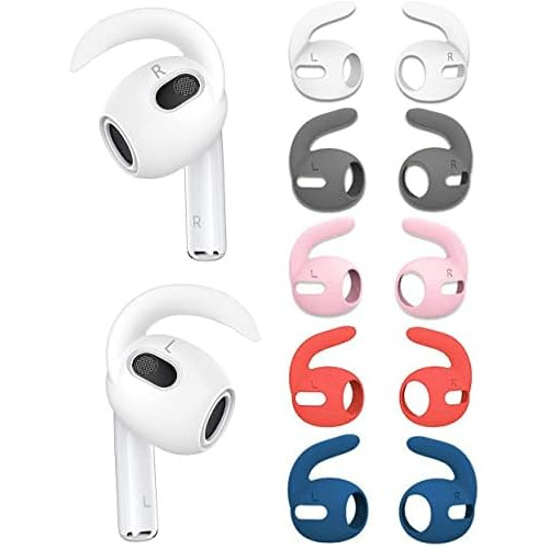 5 Pares De Ganchos De Oreja Compatible AirPods 3ra Gene...