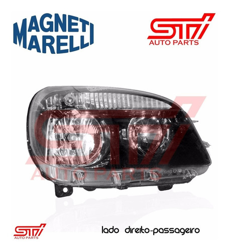 Farol Fiat Doblo 2009 A 2016 Original M. Marelli Passageiro